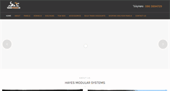Desktop Screenshot of hayesmodular.ie